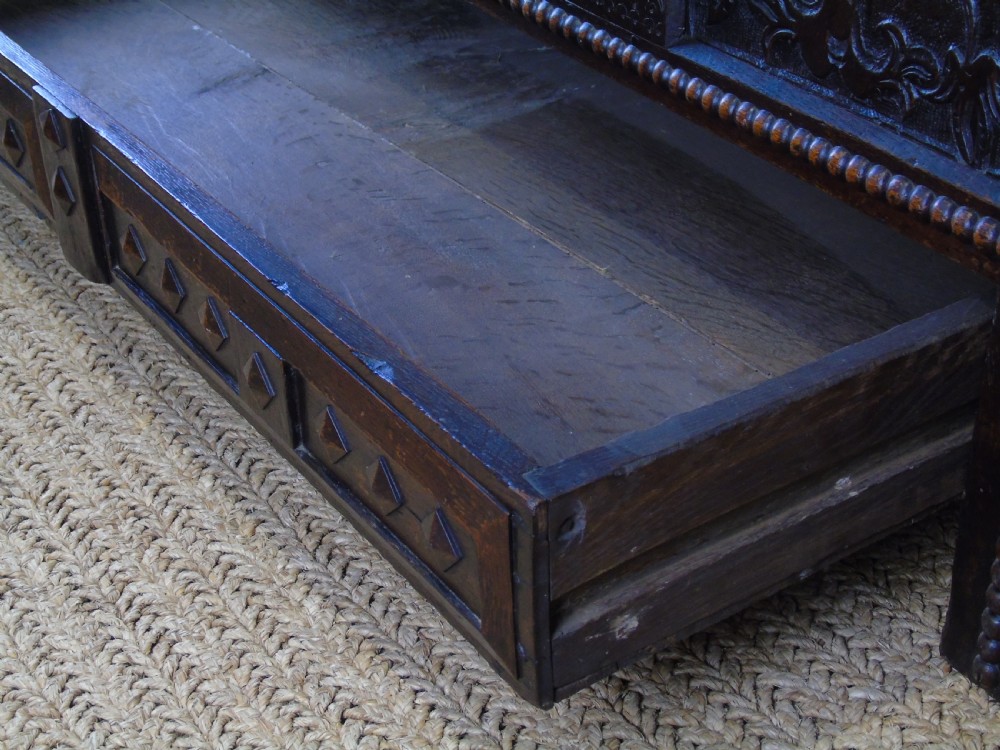 A lovely 17th century mule chest View IX