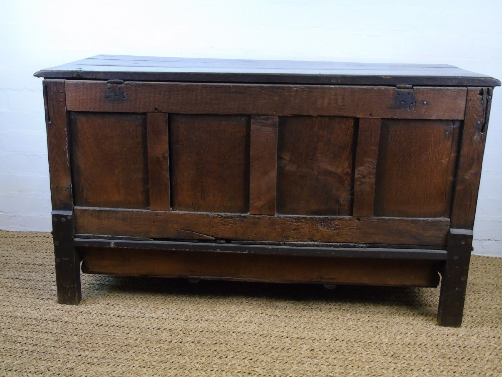 A lovely 17th century mule chest View XV