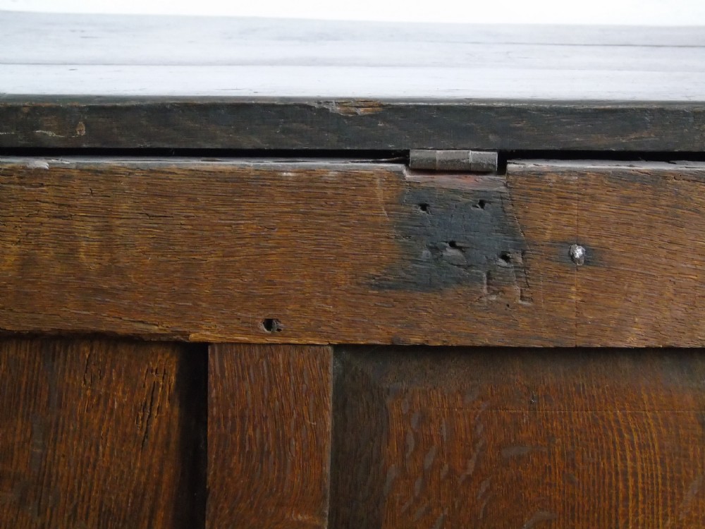 A lovely 17th century mule chest View XVI