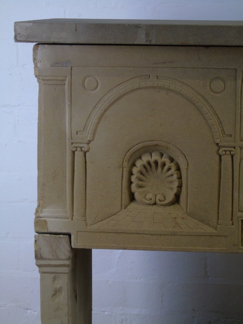 A Fabulous late 19th early 20th Century limestone console table View III