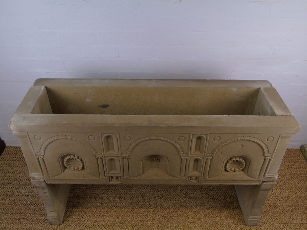 A Fabulous late 19th early 20th Century limestone console table View XI