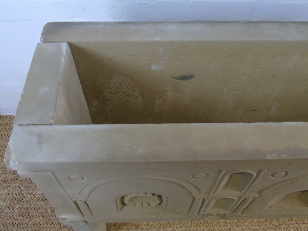 A Fabulous late 19th early 20th Century limestone console table View XIII
