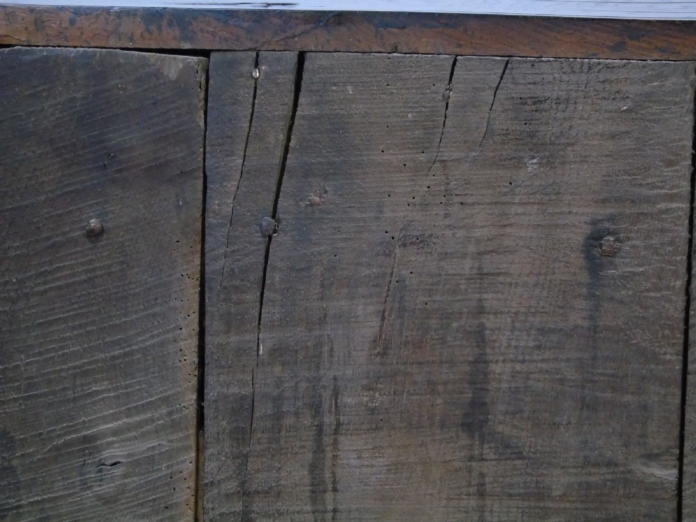 17th Century oak Mural cupboard View XII