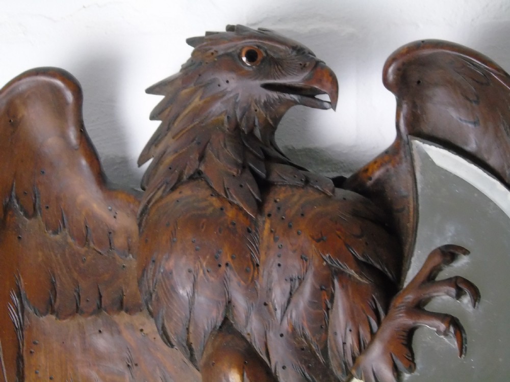 A fine 19th Century carved walnut mirror View II