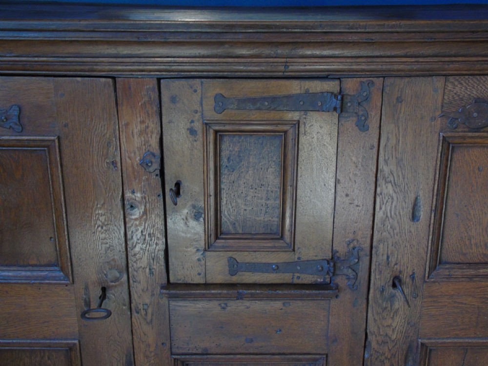 A fabulous late 16th Century Flemish cupboard View IV