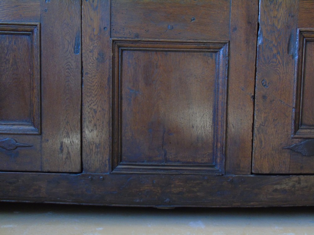 A fabulous late 16th Century Flemish cupboard View VII