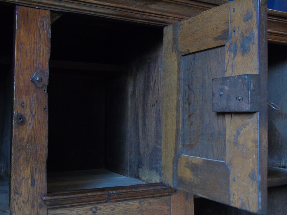 A fabulous late 16th Century Flemish cupboard View XII