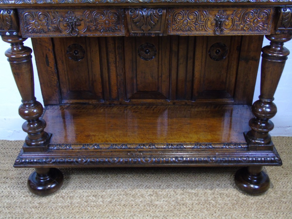 A 17th century French walnut livery cupboard View IV
