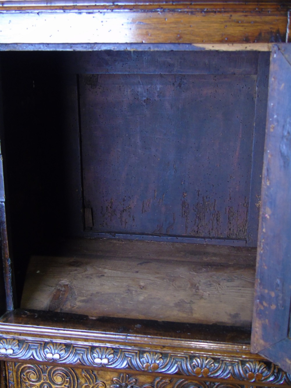 A 17th century French walnut livery cupboard View VII