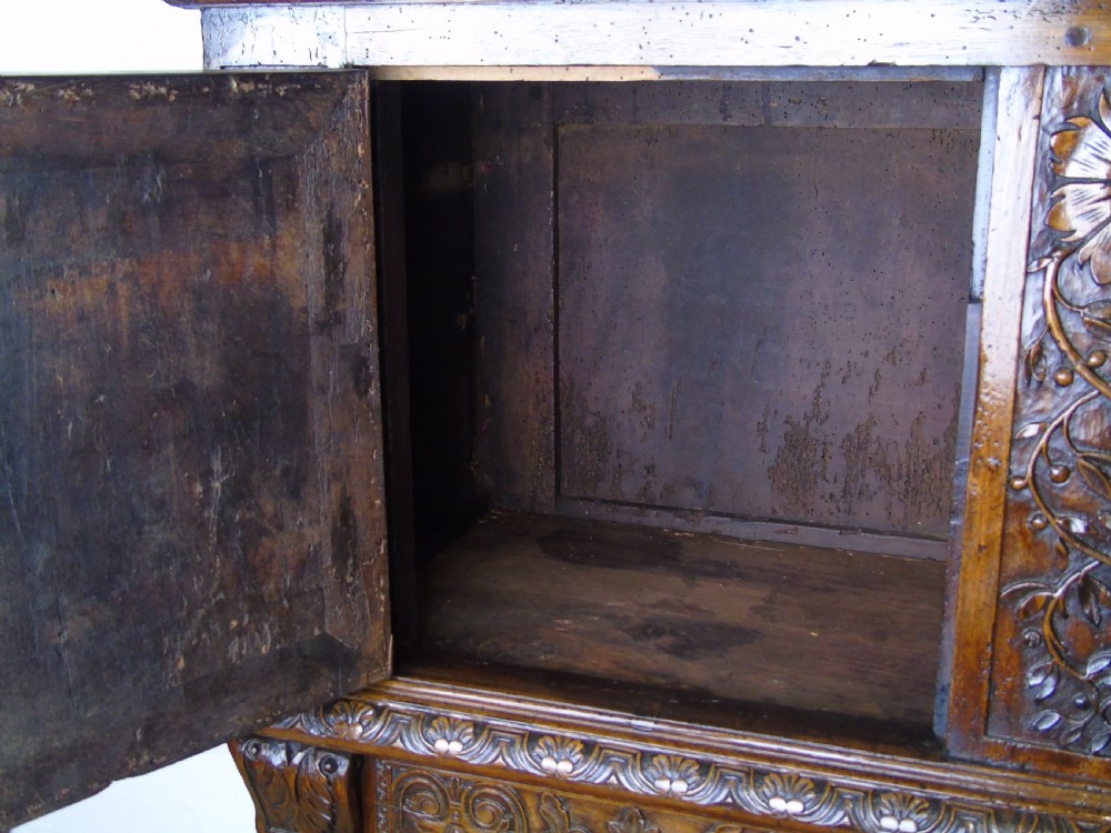 A 17th century French walnut livery cupboard View VIII