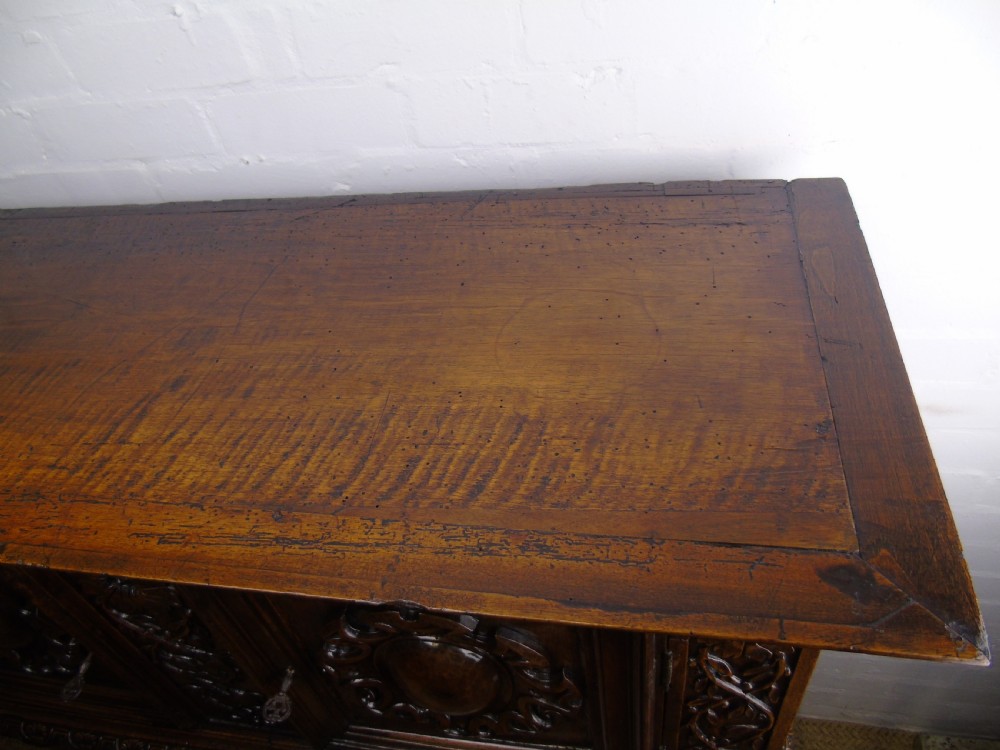 A 17th century French walnut livery cupboard View XIII