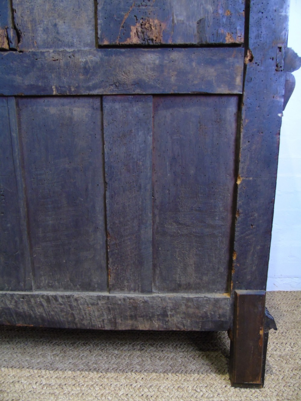 A 17th century French walnut livery cupboard View XVII