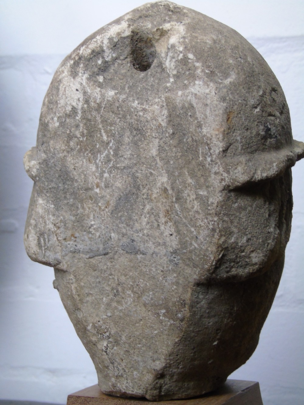 A 13th-14th Century Norman limestone head View VI