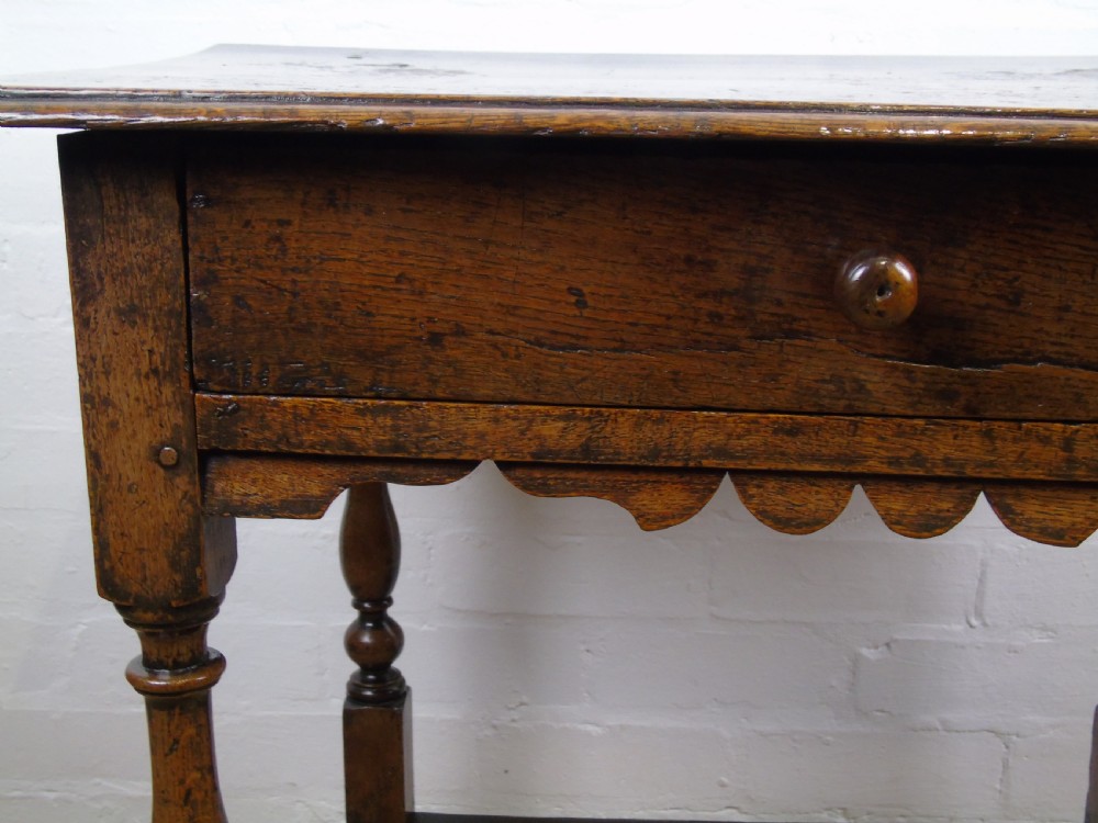 A late 17th Century side table View V