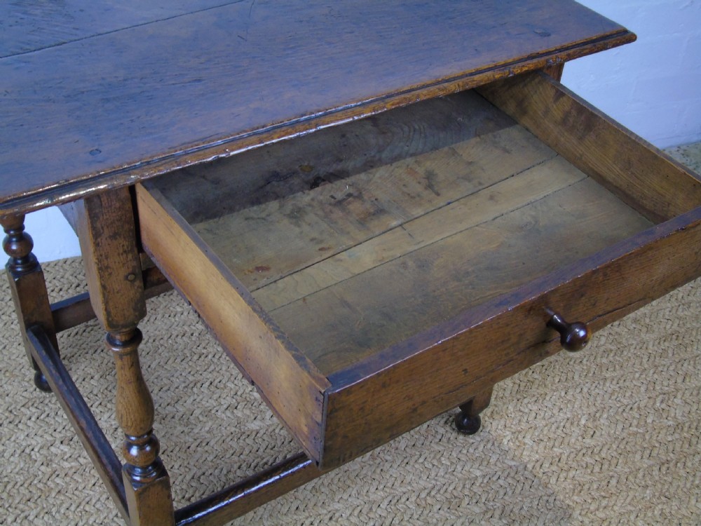 A late 17th Century side table View VII