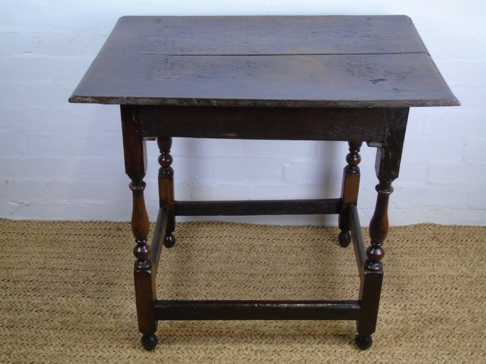 A late 17th Century side table View VIII