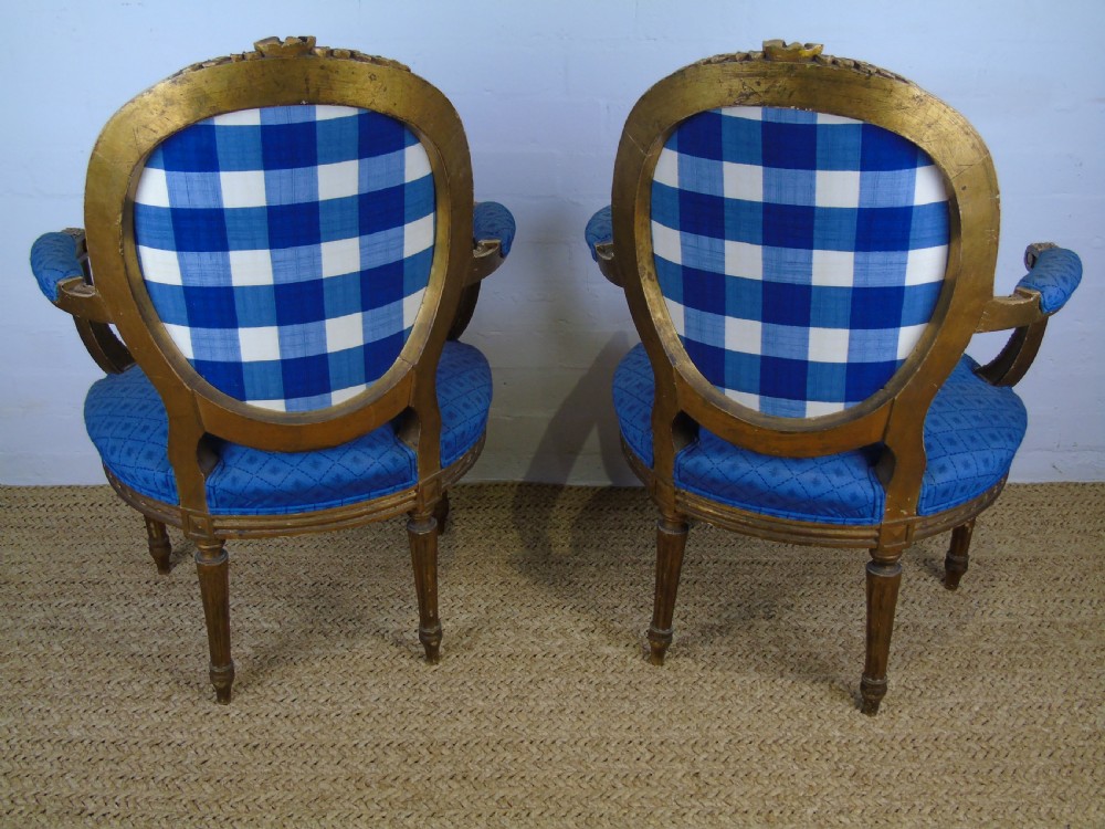 A pair of 20th Century French occasional chairs View III