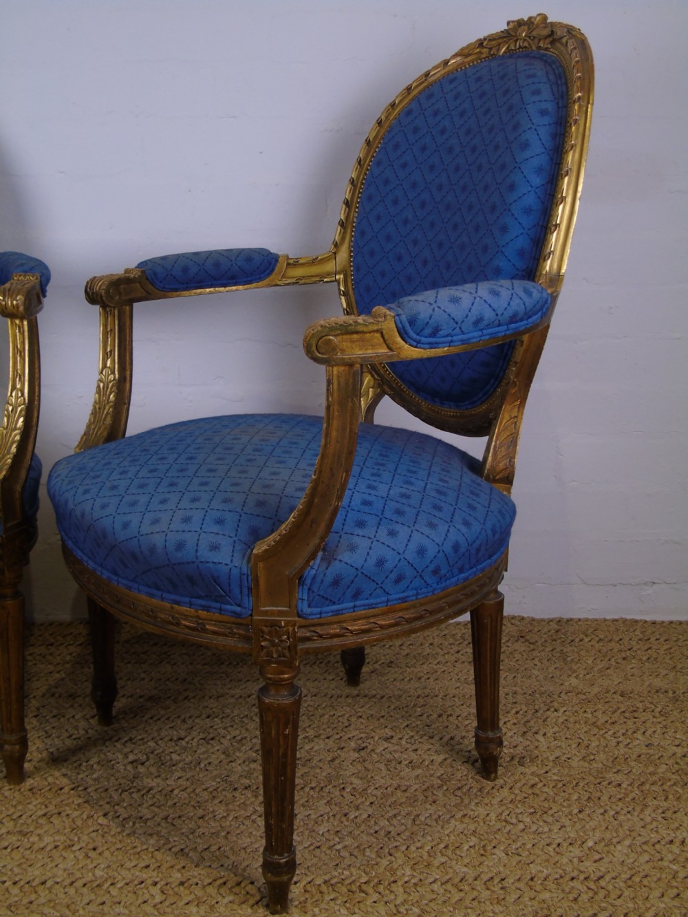 A pair of 20th Century French occasional chairs View V