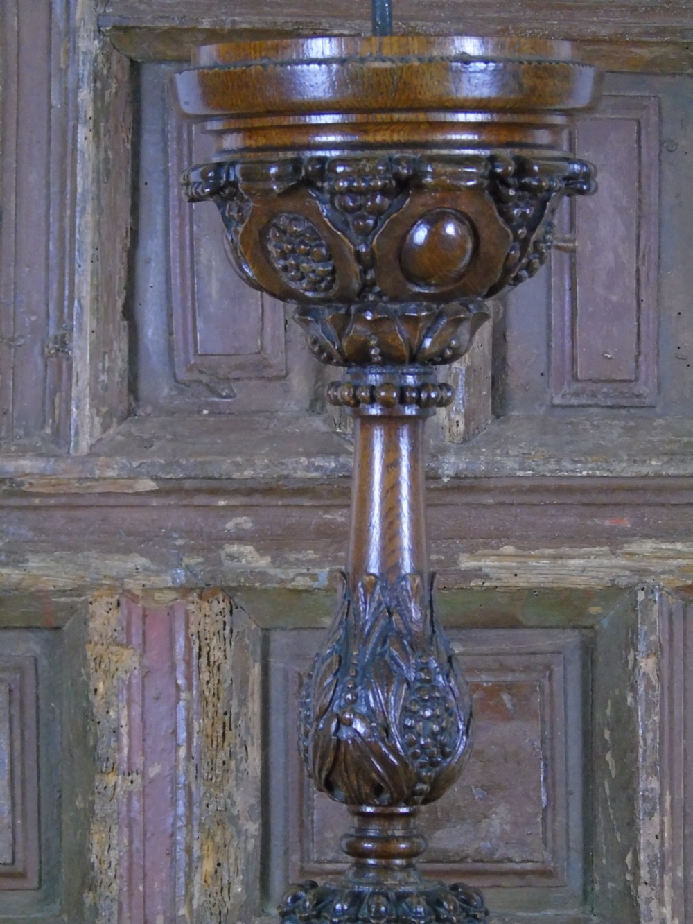 A large heavily carved 19th Century Pricket  View XI