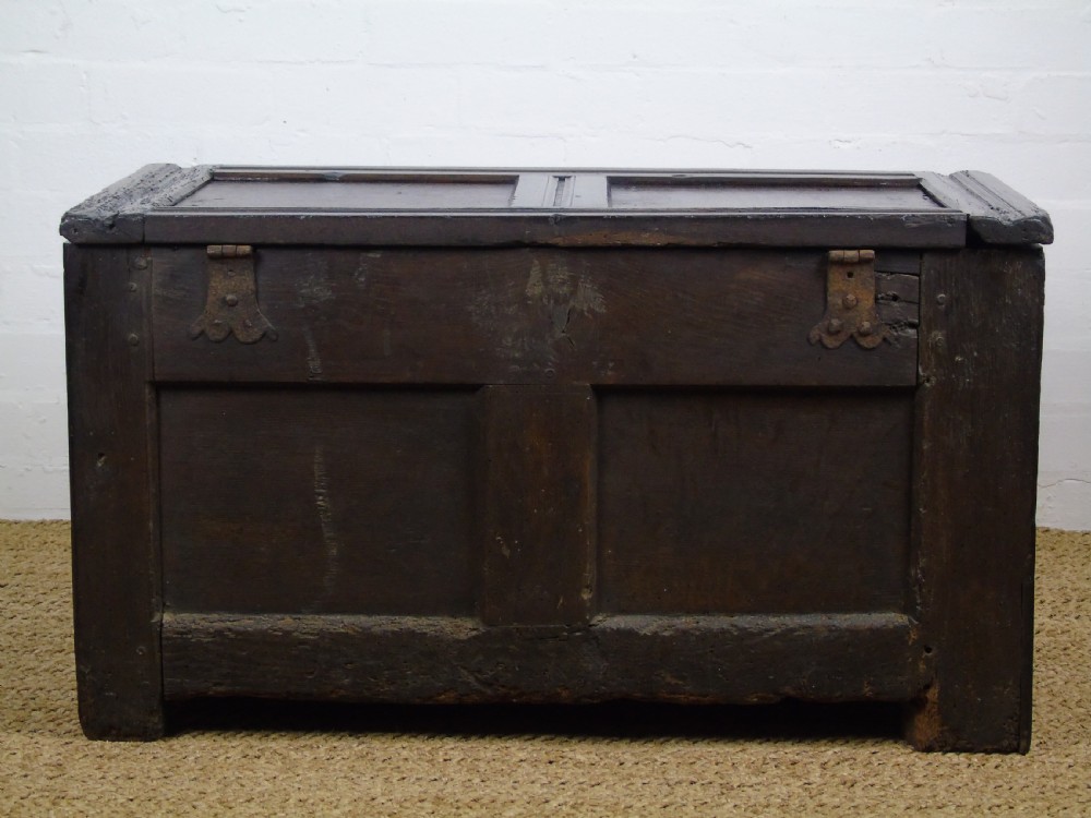 A small 17th Century oak coffer View VI