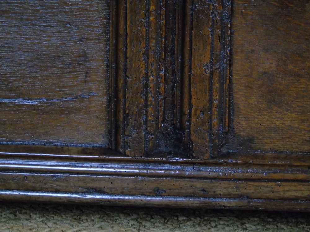 A small 17th Century oak coffer View IX