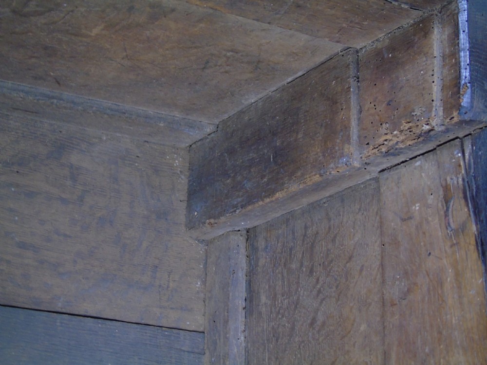 A small 17th Century oak coffer View XV