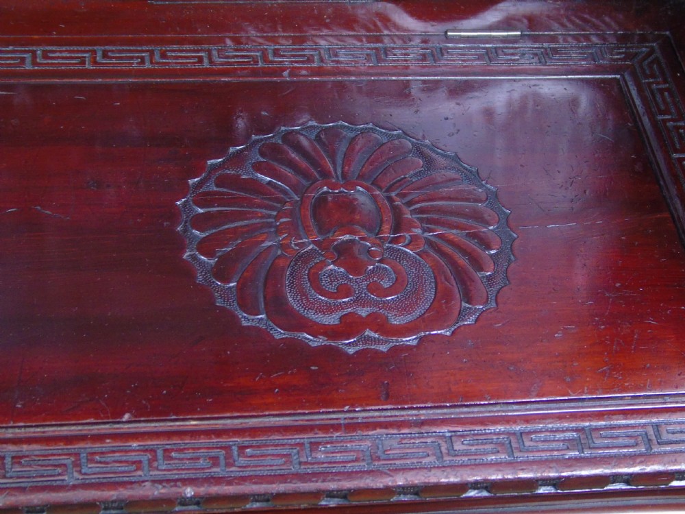 A Superb quality Japanese export box settle  View VIII