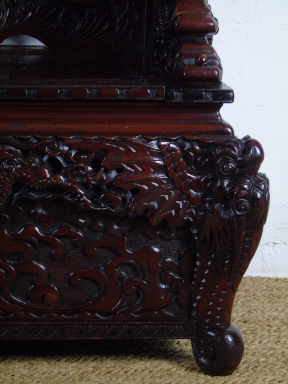 A Superb quality Japanese export box settle  View X