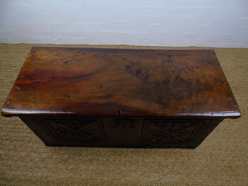 A Fine 17th Century Walnut Chest View V