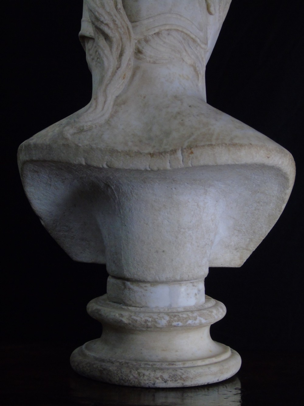 A large 18th century marble Bust of Ares View XIV