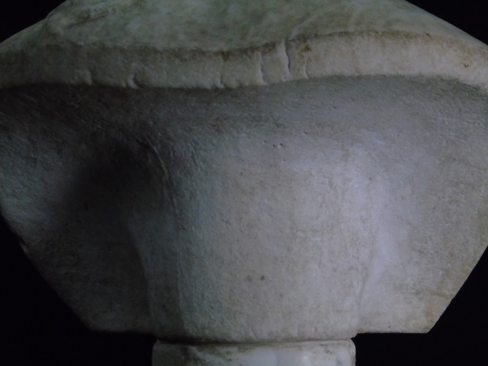 A large 18th century marble Bust of Ares View XV