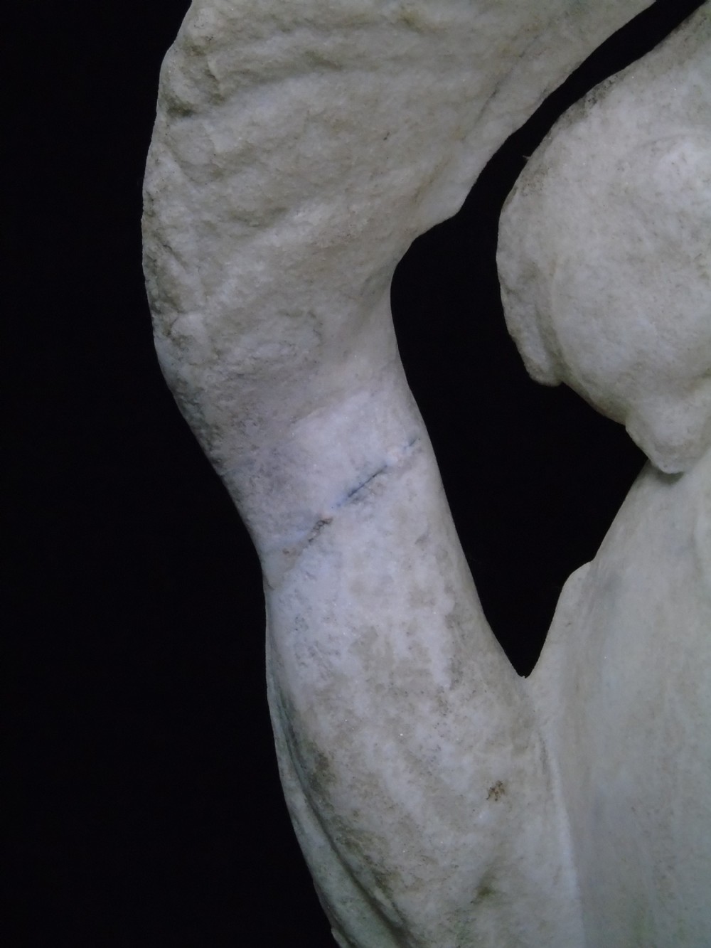 A large 18th century marble Bust of Ares View XVII