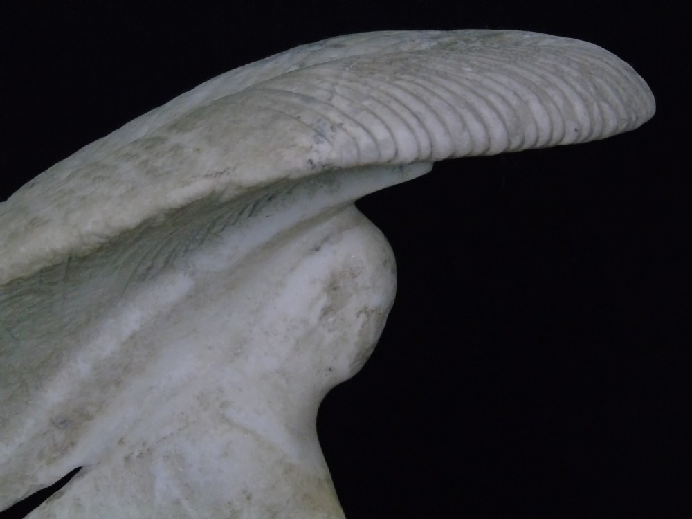 A large 18th century marble Bust of Ares View XVIII