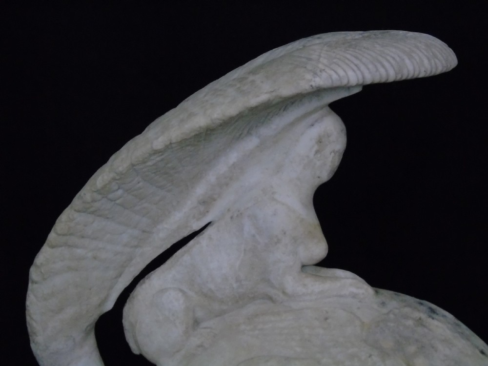 A large 18th century marble Bust of Ares View XIX