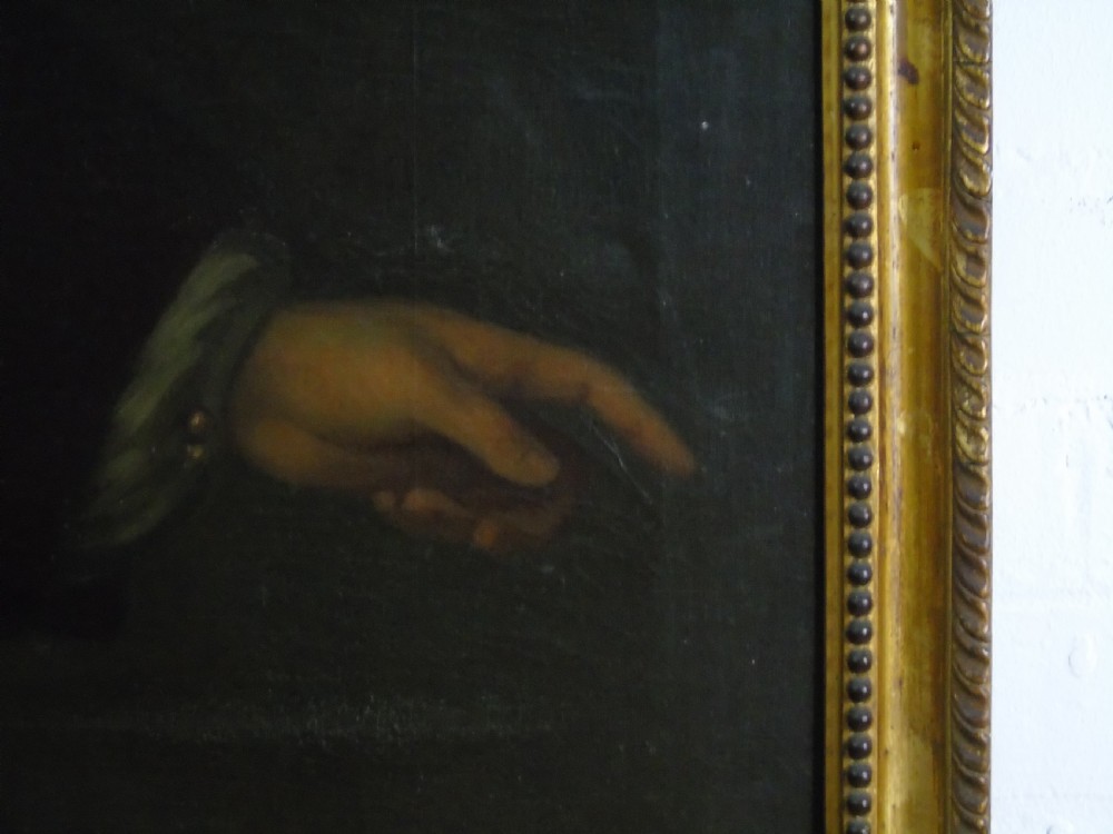 A large 19th Century portrait of a Gentleman View III