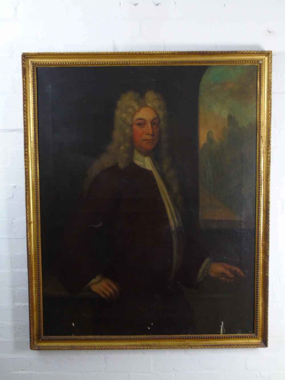 A large 19th Century portrait of a Gentleman View XII