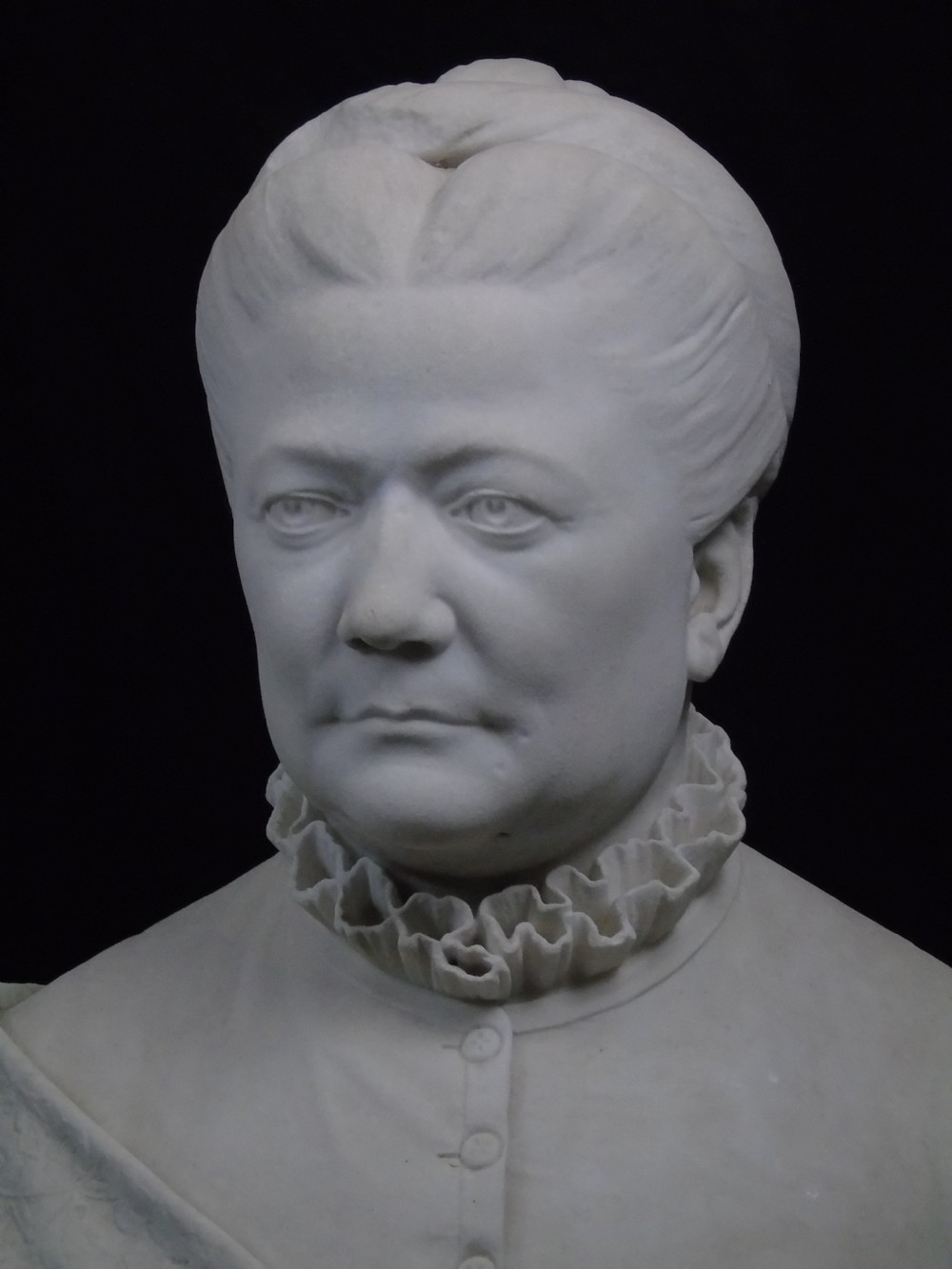 A quality 19th century marble bust View IX