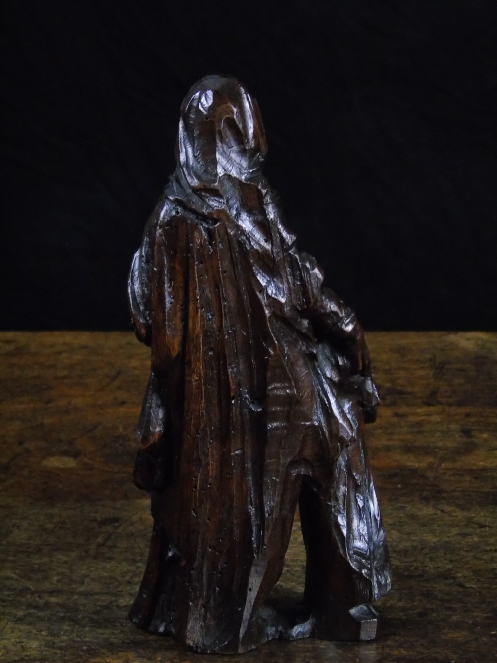 A quality late 16th - early 17th century carving of saint Anne & Mary View VI