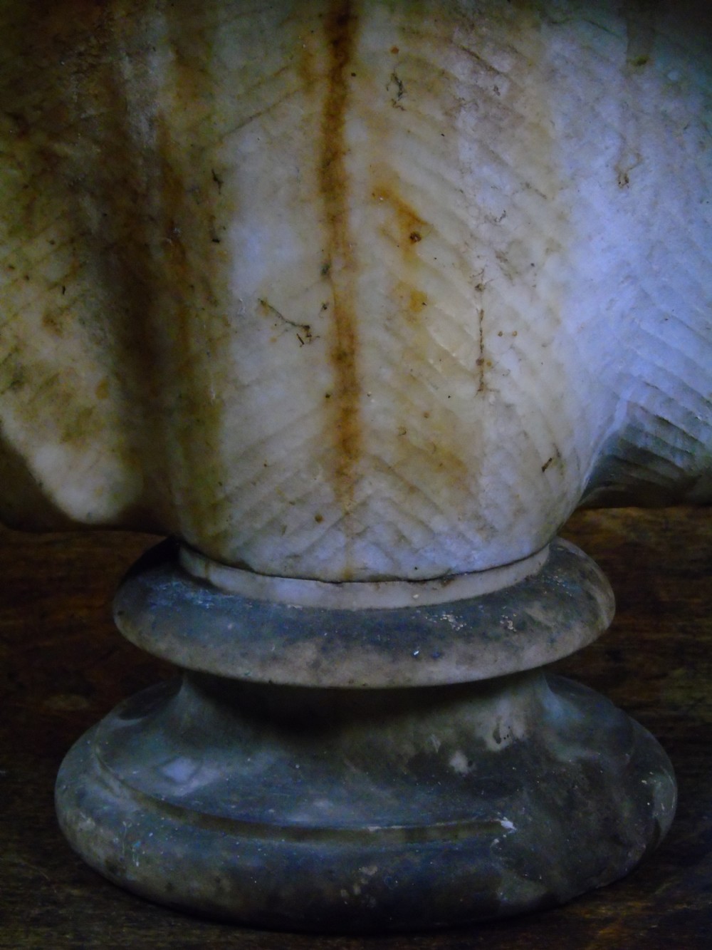 A fine and very large 19thC marble bust  View XX