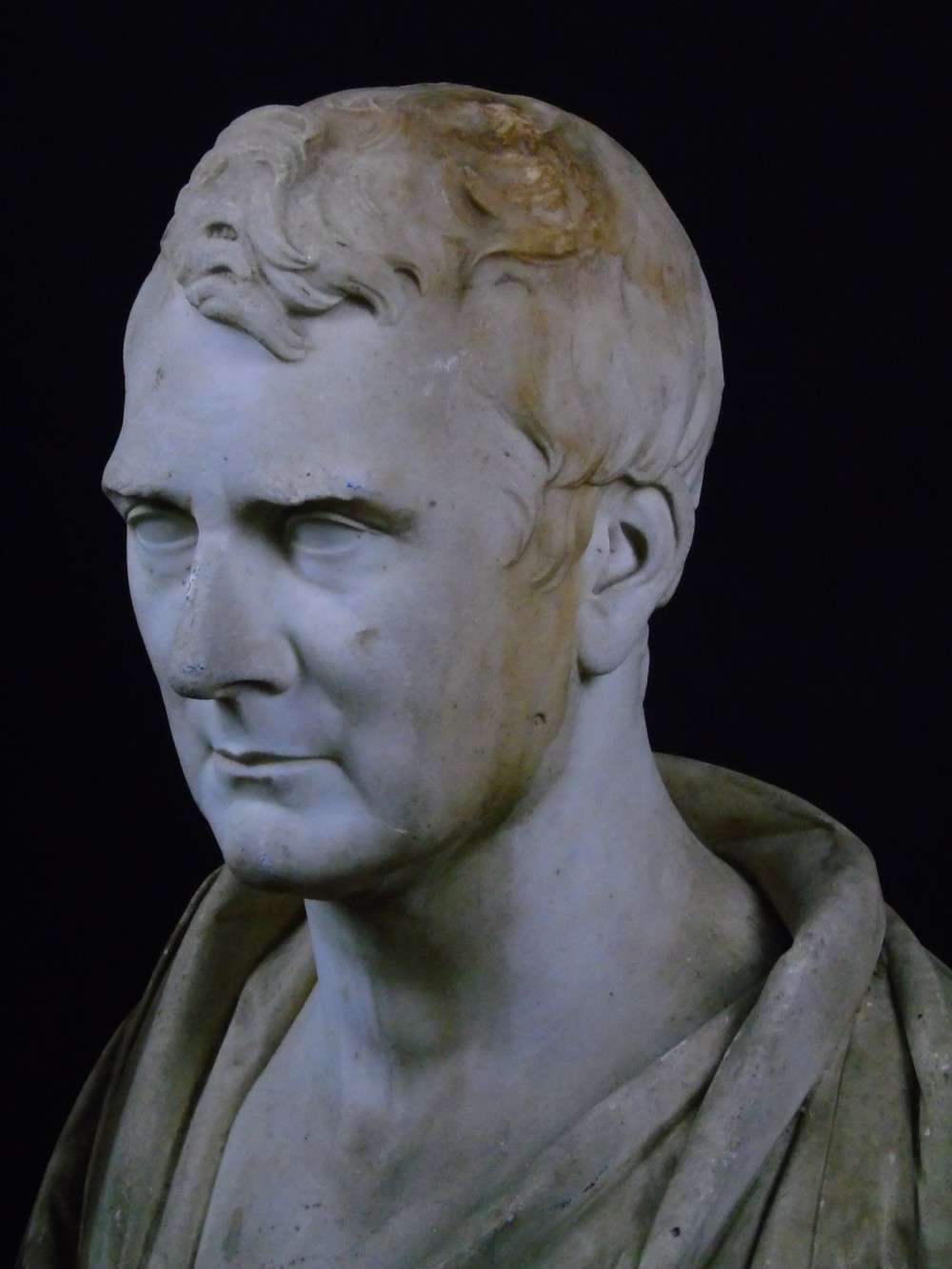A fine and very large 19thC marble bust  View XXV