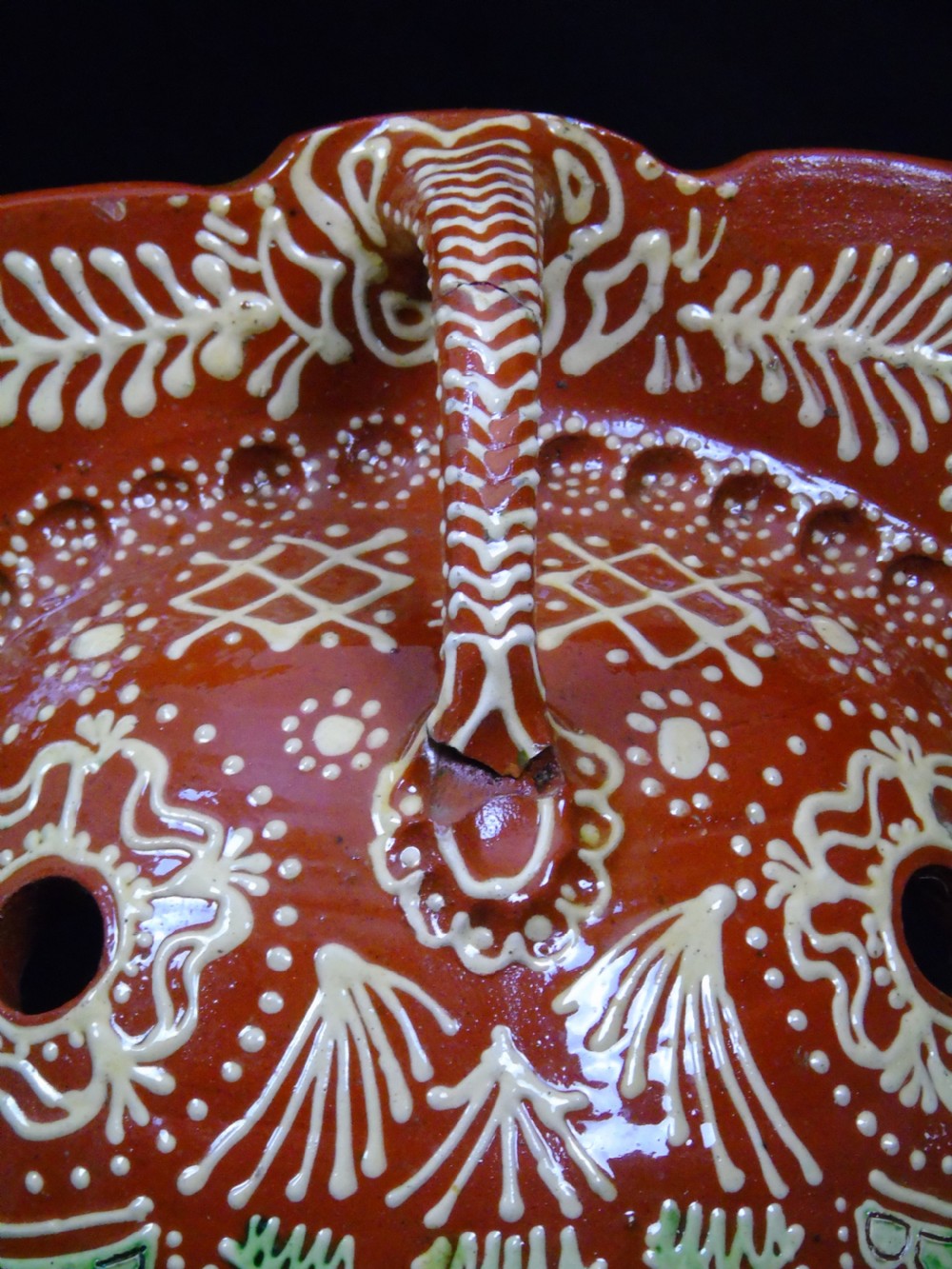 A Halifax pottery Slipware curfew View II