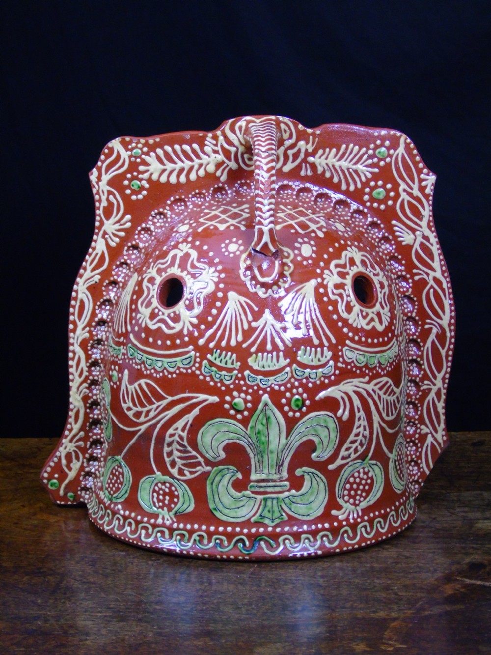 A Halifax pottery Slipware curfew View III