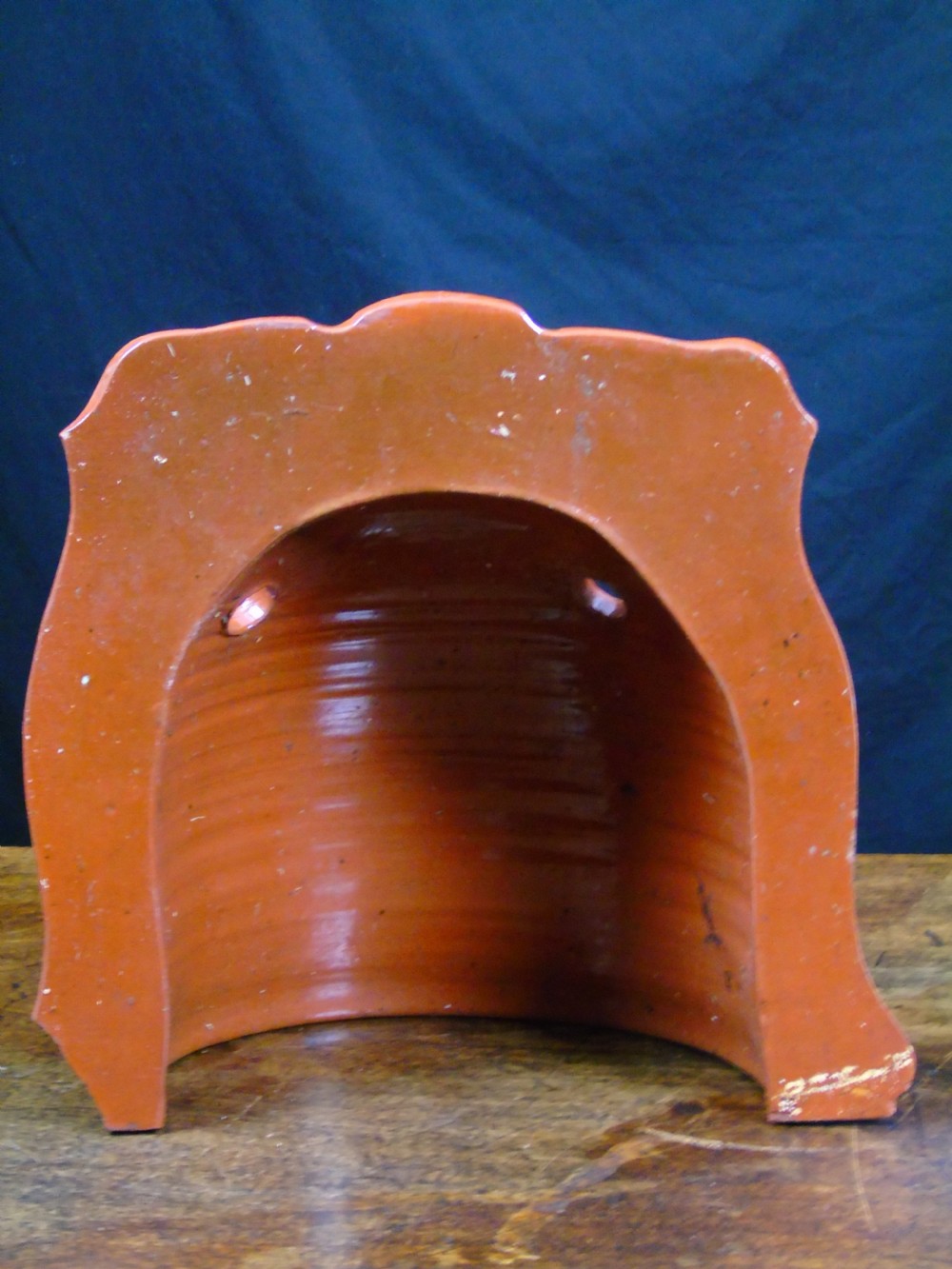 A Halifax pottery Slipware curfew View VII