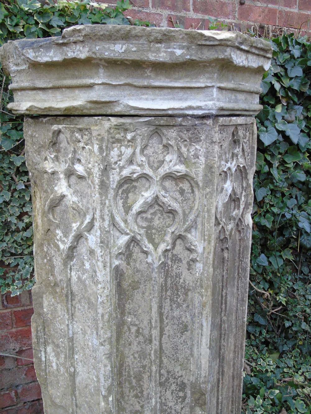 A large 16th Century limestone column View IV