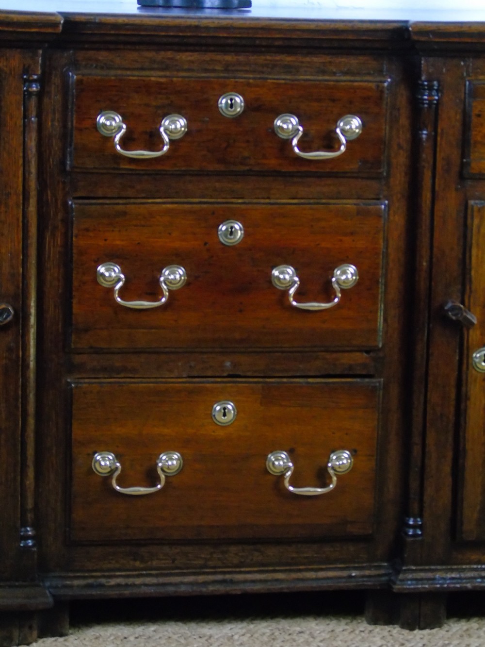 A fine 18th century dresser base View III