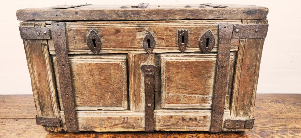 A fine 16th Century Iron bound chest
