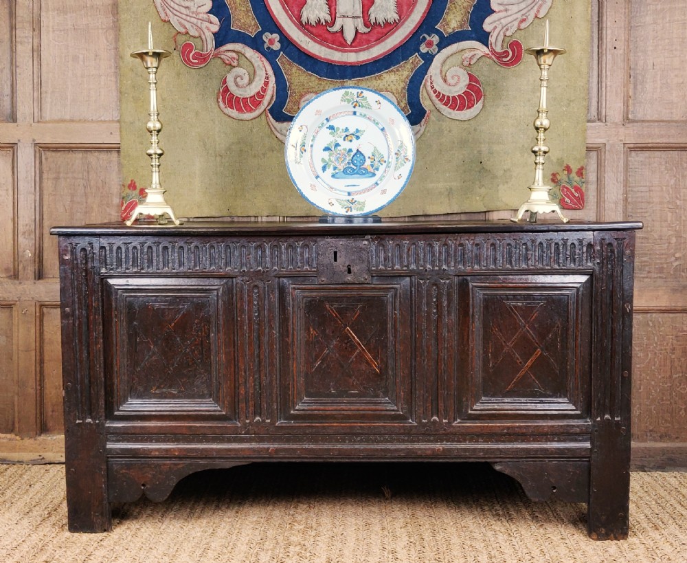 A 17th century box makers coffer 