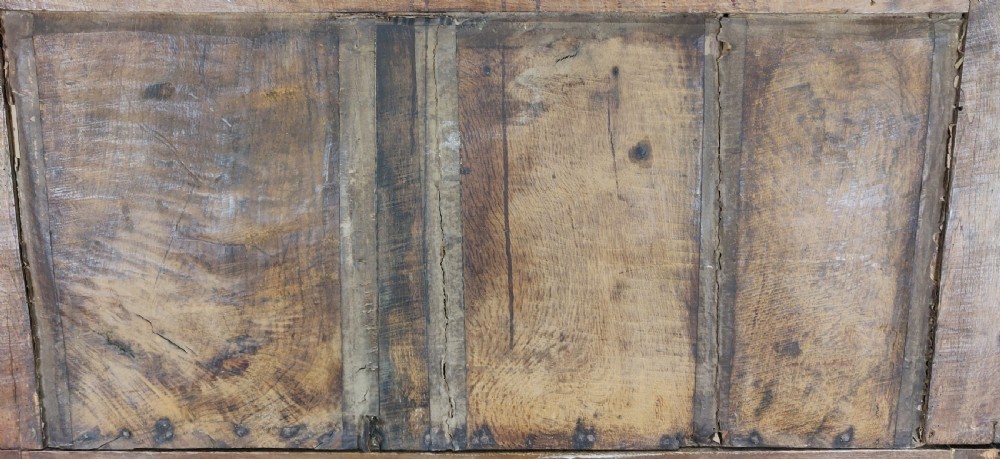 A Fabulous 17thC English marquetry Credence cupboard View XVII
