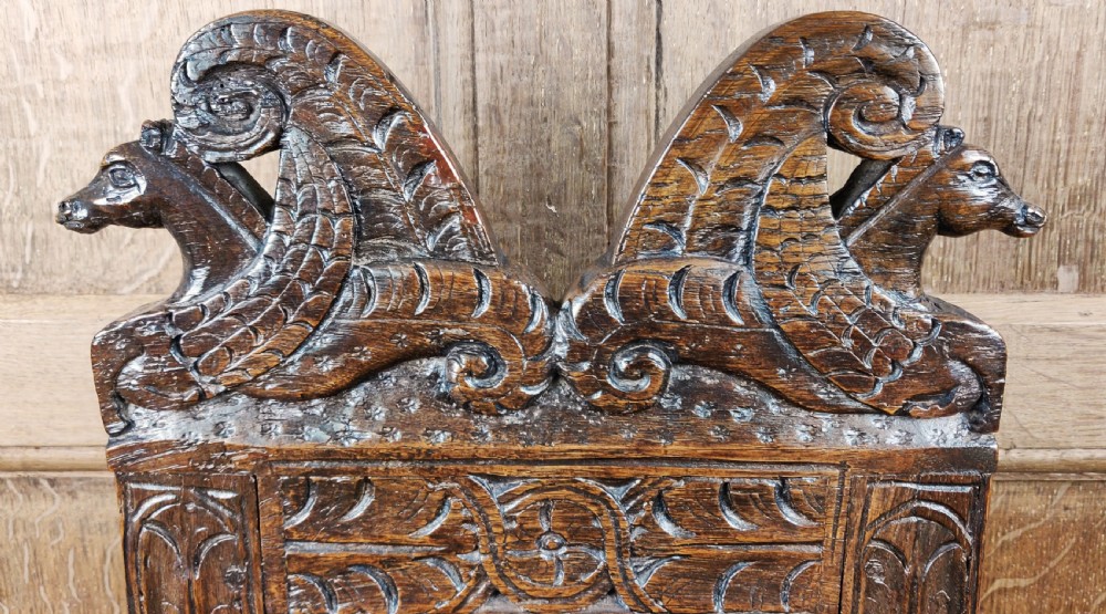 A rare late 16thC Caqueteuse chair  View IV