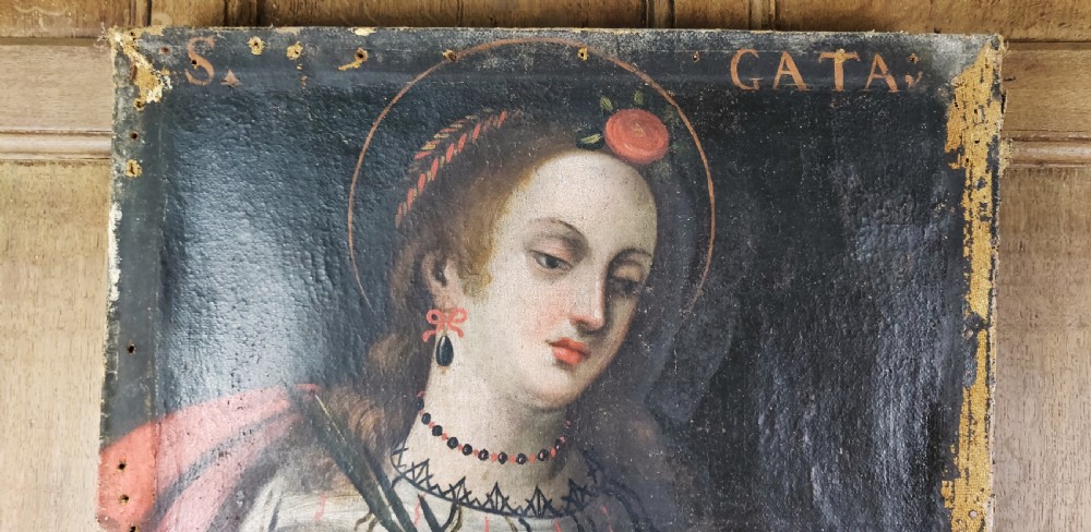 An early 17th century portrait of ST Agatha View II